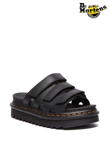 Dr. Martens Black Raine Slide Athena Sandals (F71165) | €128