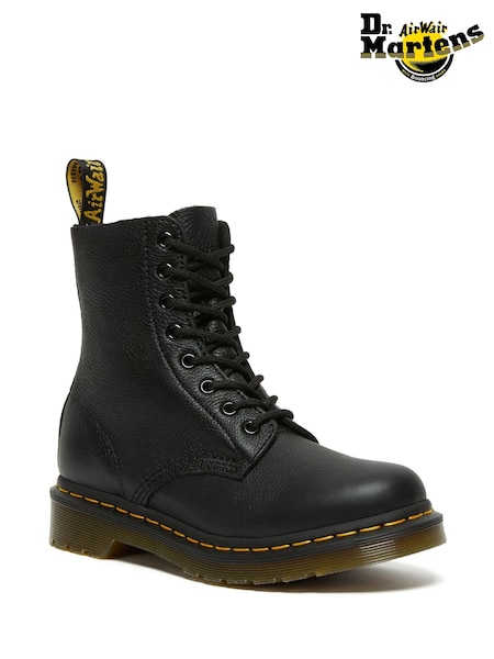 שחור - Dr. Martens 1460 Pascal Virginia Lace Up Boots (F71167) | ‏855‏₪