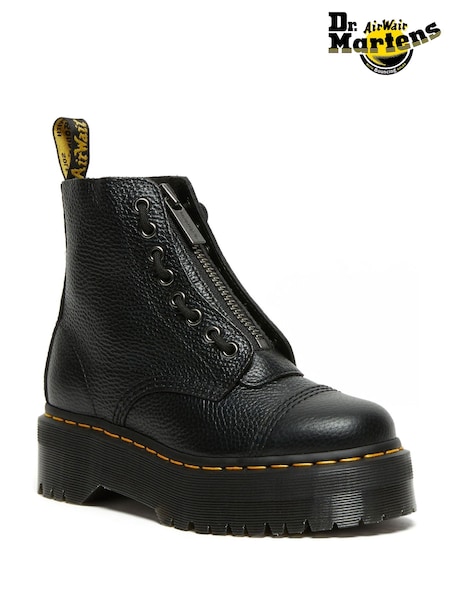Dr. Martens Black Sinclair Milled Nappa Boots (F71169) | €306