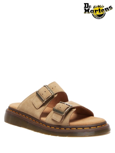 Dr. Martens Brown Josef Bronx Suede Sandals (F71176) | €184