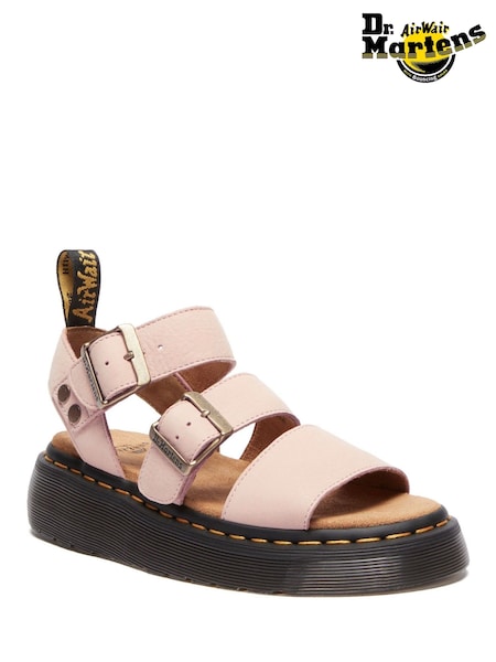 Dr. Martens Pink Gryphon Quad Pisa Sandals (F71186) | €214