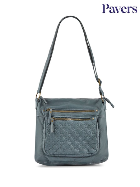 Pavers Blue Multi-Zip Cross-Body Bag (F71234) | 1,802 UAH