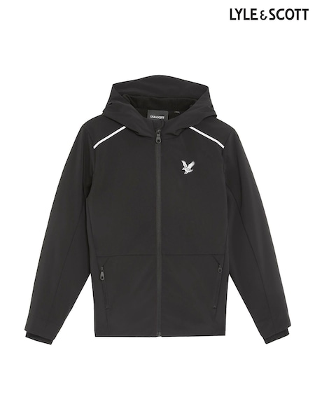 Lyle & Scott Black Boys Jacket (F71249) | 470 QAR