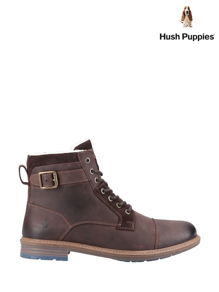 Hush Puppies Jordan Buckle Brown Boots (F71268) | €126