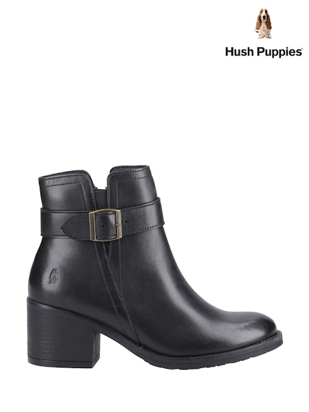 Hush Puppies Hensley Buckle Black Boots (F71317) | € 156