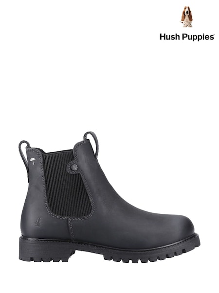 Hush Puppies Wynter Chelsea Black Boots (F71318) | €146