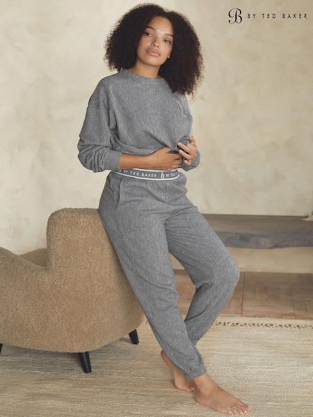 B by Ted Baker Grey Knit Look Lounge Joggers (F71494) | €54