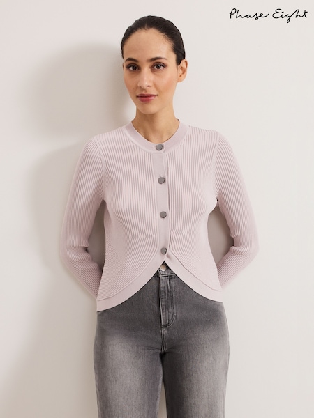 Phase Eight Grey Sharna Button Shrug (F71518) | ₪397
