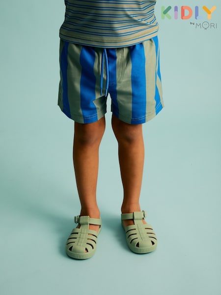 KIDLY BY MORI Recycled Polyester Swim Shorts (F71532) | R$ 160