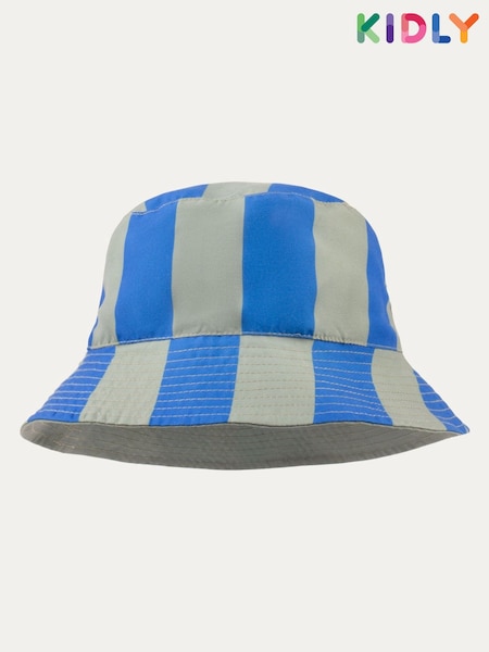Blau - KIDLY BY MORI Recycled Polyester Bucket Hat (F71567) | 25 €