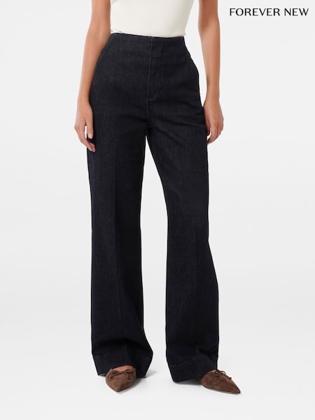Forever New Blue Beth Wide Leg Jeans (F71616) | €80
