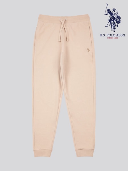 U.S. Polo Assn. Natural Mens Double Horsemen Loopback Joggers (F71654) | ₪251