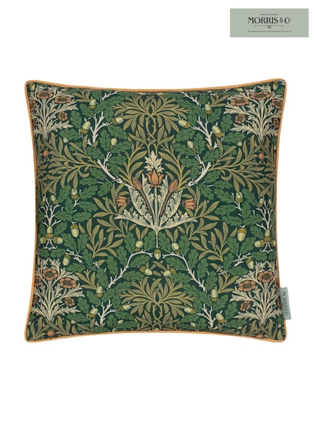 Morris & Co Forest Green Multi Acorn Printed Outdoor Cushion (F71781) | €24.50