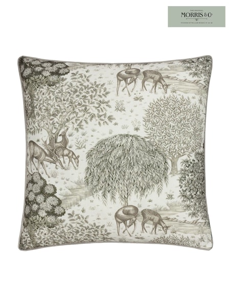 Morris & Co Linen The Brook Printed Outdoor Cushion (F71783) | €35