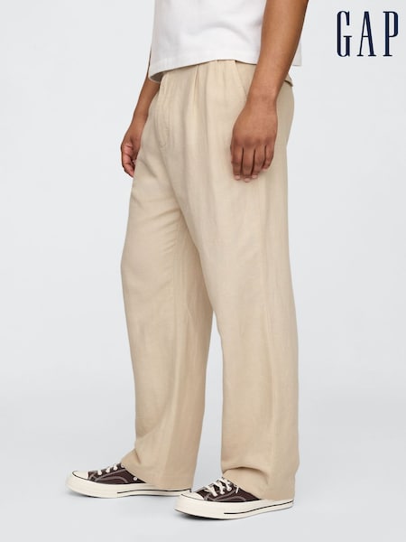 Gap Linen-cotton 90s Loose Pleated Trousers (F71855) | €102