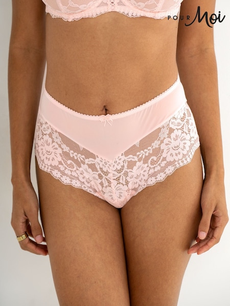 Розовый - Pour Moi Fleur Cheeky V-Shaped Briefs (F71929) | €21