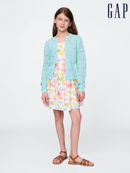 Gap Linen-Cotton Floral Dress (4-13yrs) (F72097) | 261 LEI