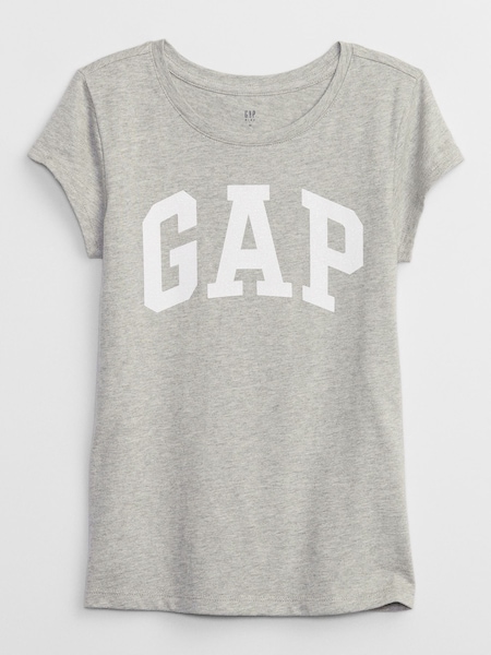Grey - Gap Logo Graphic Short Sleeve Crew Neck T-Shirt (4-13yrs) (F72100) | 14 €