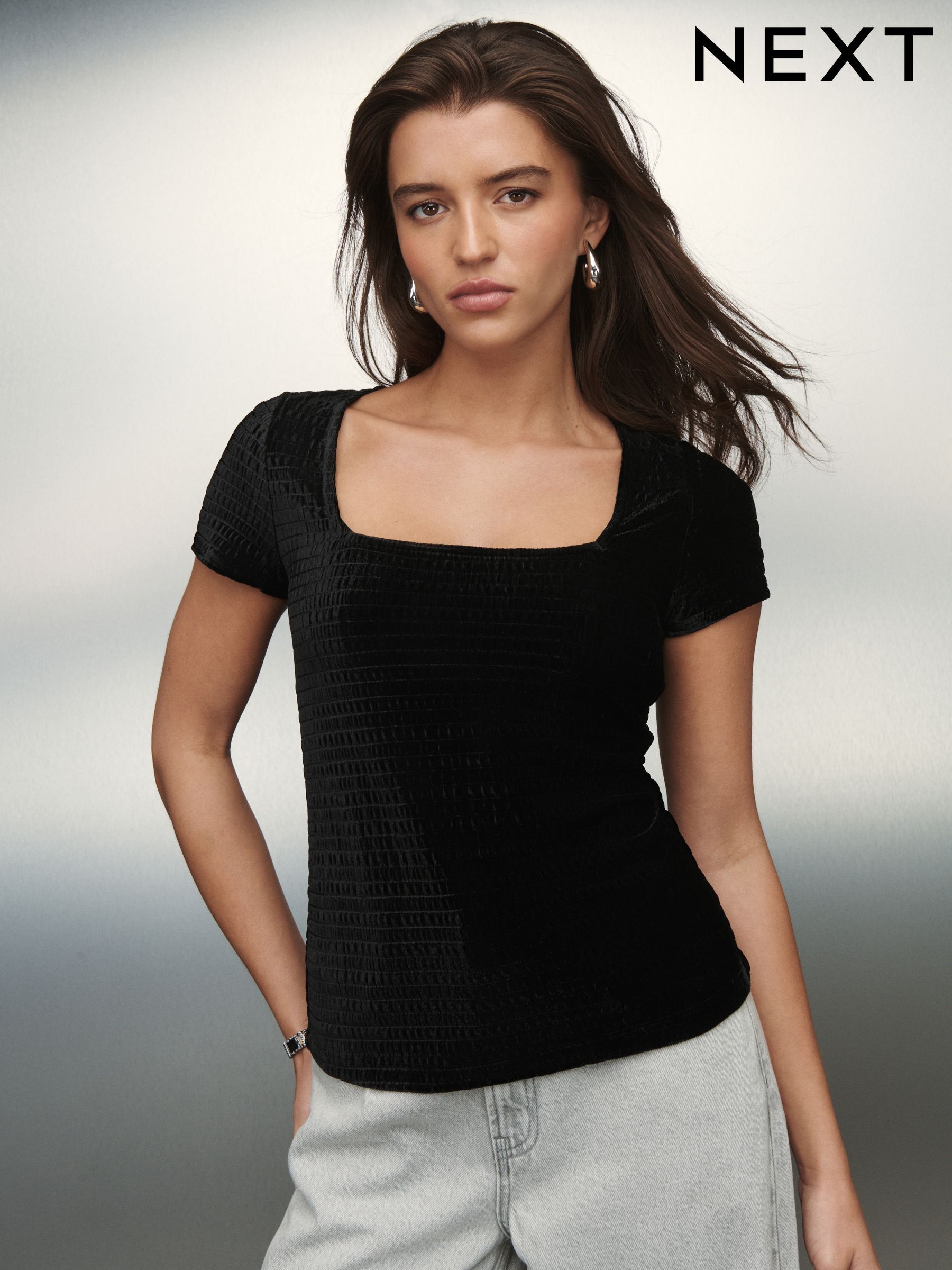 Women's Velvet Tops | Velvet Crop Tops For Women's | Next Official