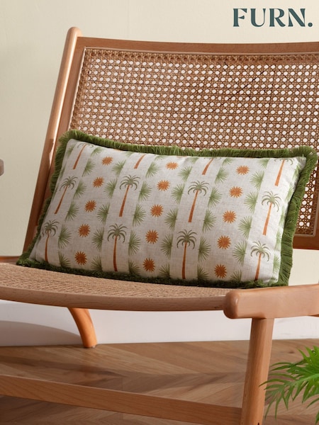 Furn Multicolour Tropicala Palm Printed Cushion (F72224) | €23