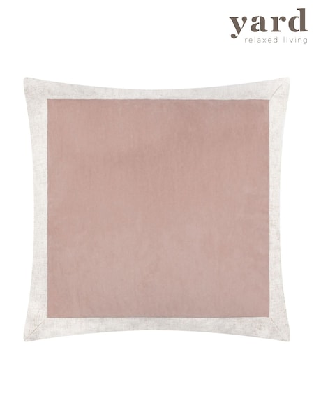 Yard Dusty Rose Auden Matte Velvet Cushion (F72239) | €27