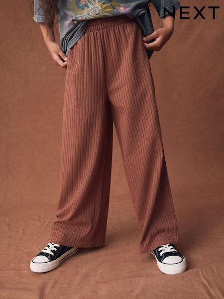 Chocolate Brown Pinstripe Trousers (3-16yrs) (F72316) | AED51 - AED76