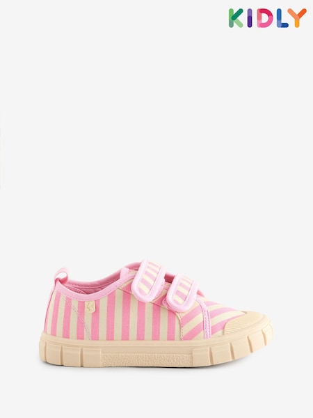 KIDLY Blue Stripe Canvas Trainers (F72319) | R$ 235