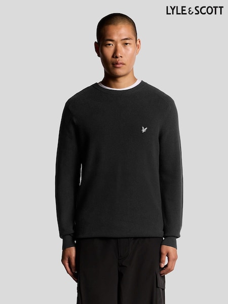 Lyle & Scott Engineered Rib Crew Neck Jumper (F72593) | 113 €
