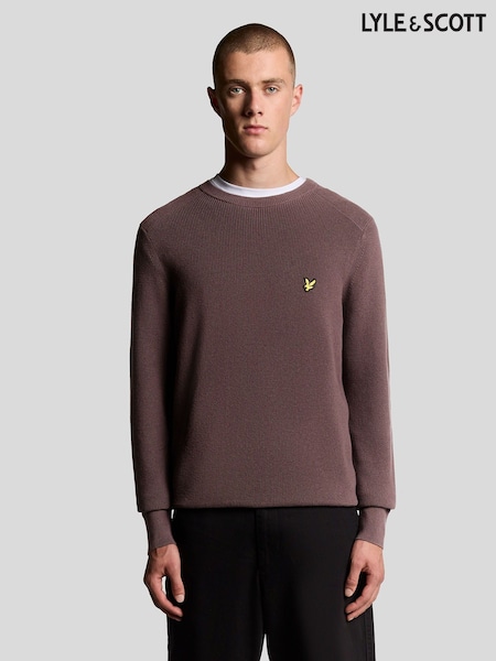 Lyle & Scott Engineered Rib Crew Neck Jumper (F72624) | 113 €