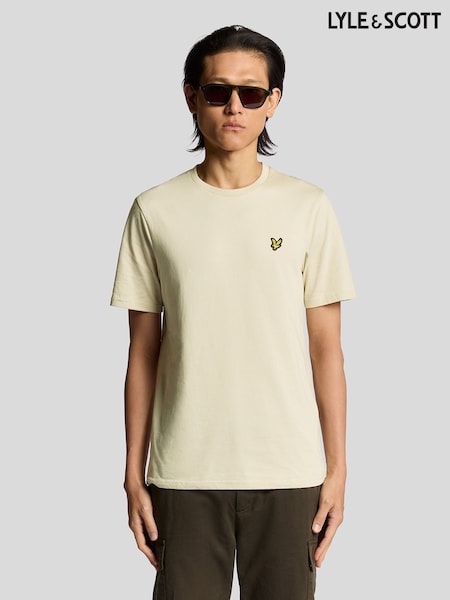 Lyle & Scott Natural Plain T-Shirt (F72678) | AED175