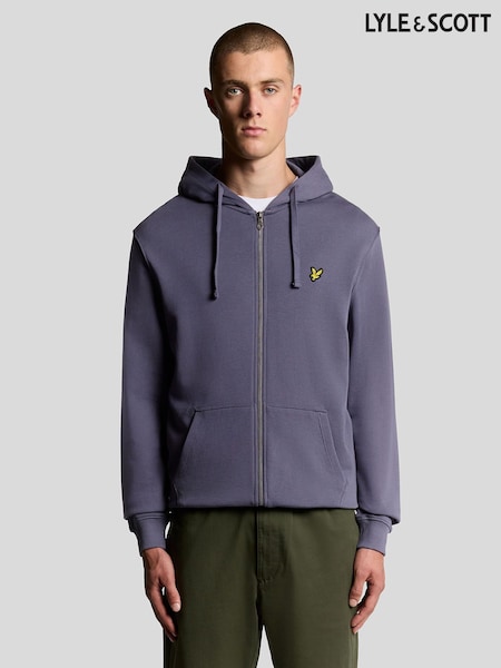 Lyle & Scott Grey Zip Through Hoodie (F72679) | €95