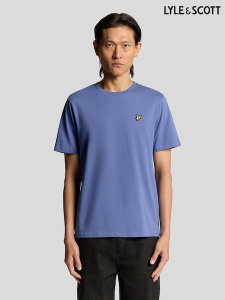 Lyle & Scott Blue Plain T-Shirt (F72719) | 148 QAR