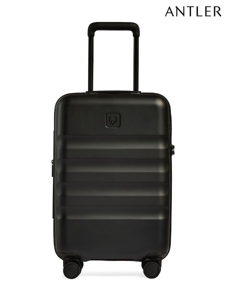 Antler Icon Stripe Expandable Cabin Black Luggage (F72805) | €276