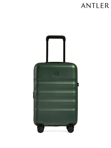 Antler Green Icon Stripe Expandable Cabin Luggage (F72807) | AZN 489