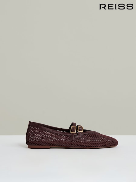 Ochsenblut - Reiss Elspeth Mesh Double Strap Ballet Flats (F72829) | 242 €