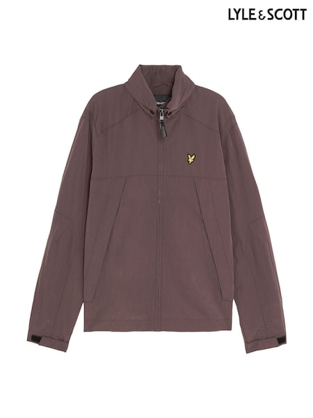Lyle & Scott Brown Fold Away Hood Jacket (F72848) | €173