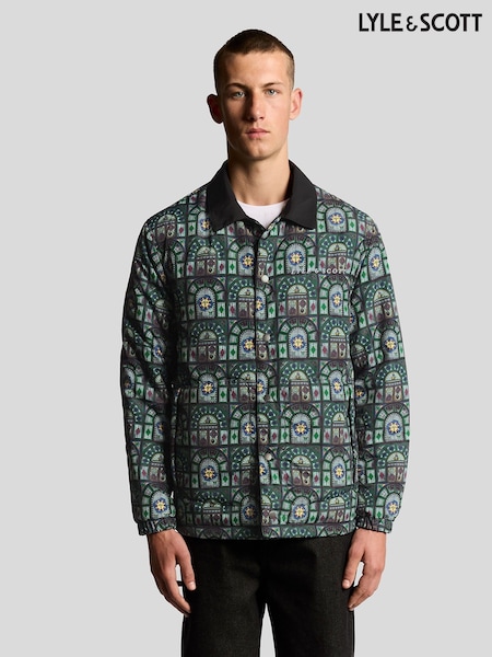 Lyle & Scott Black Reversible Printed Jacket (F72854) | € 187