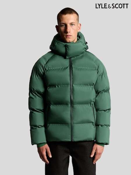 Lyle & Scott Green Welded Wadding Jacket (F72862) | €226