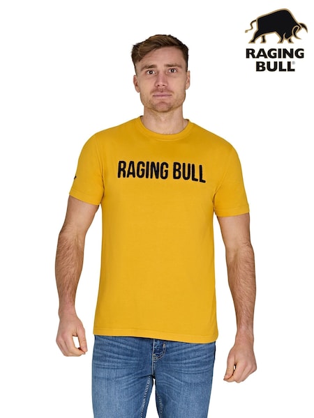 Raging Bull Yellow Boucle RB T-Shirt (F72958) | €44 - €46