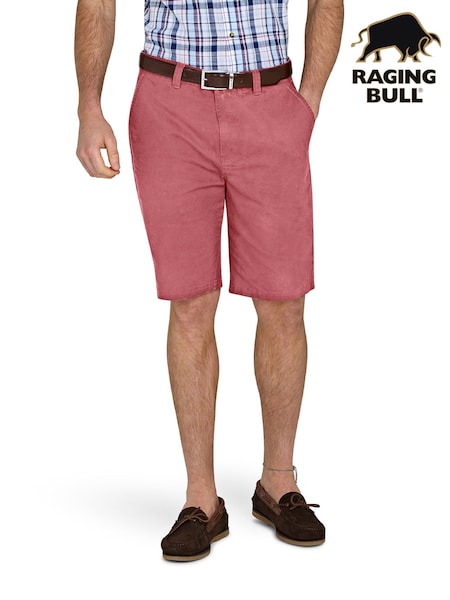 Raging Bull Red Classic Chino Shorts (F72962) | €73