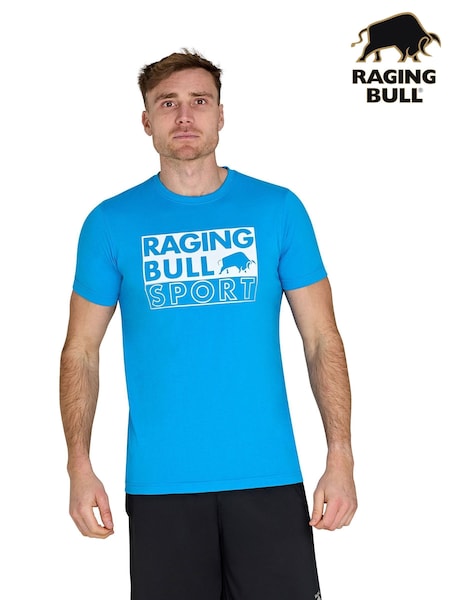 Raging Bull Blue Sport Foil T-Shirt (F73104) | R$ 265 - R$ 285