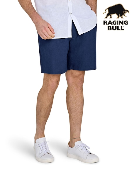 Raging Bull Blue Stretch Waist Shorts (F73119) | 86 €