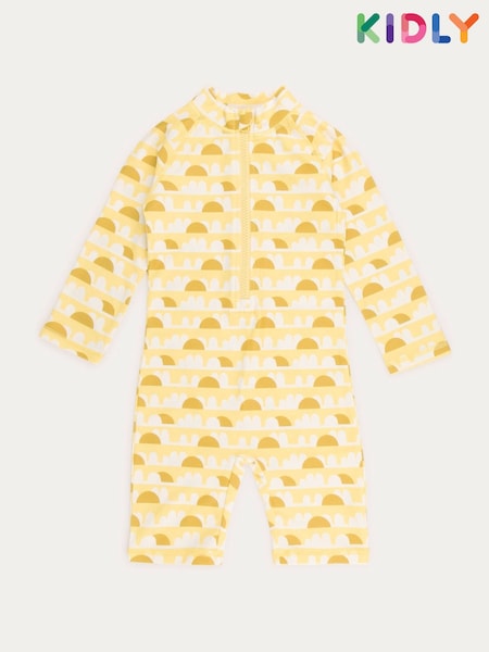 KIDLY Blue 3/4 Sleeve Sunsuit (F73139) | €31