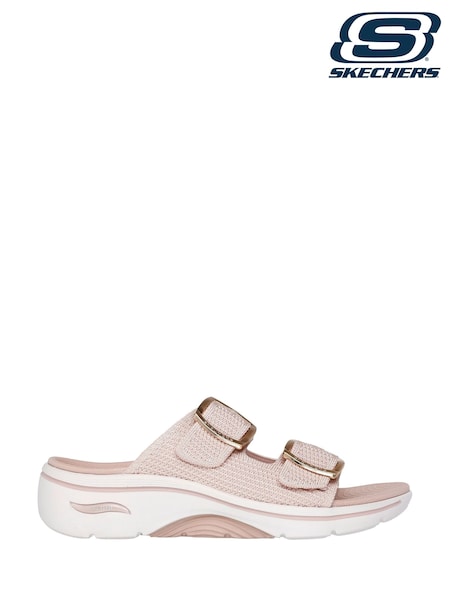 Skechers Pink Go Walk Arch Fit 2.0 Destined Sandals (F73181) | AED373