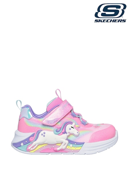 Skechers Pink Unicorn Chaser Trainers (F73182) | €62