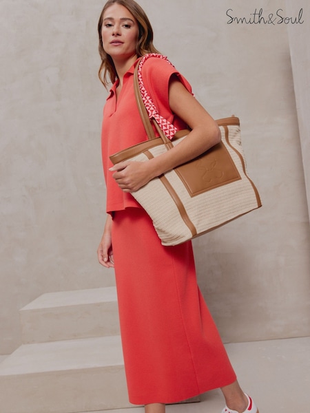 Smith & Soul Red Knitted Skirt (F73220) | €133