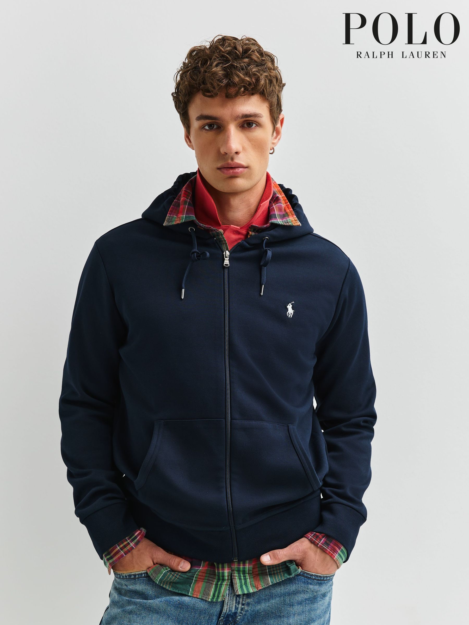 Buy Men's Hoodies Ralph Lauren Zip Through Online | Next Turkey