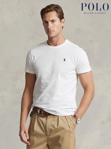 Polo Ralph Lauren White Short Sleeve T-Shirt (F73537) | €99