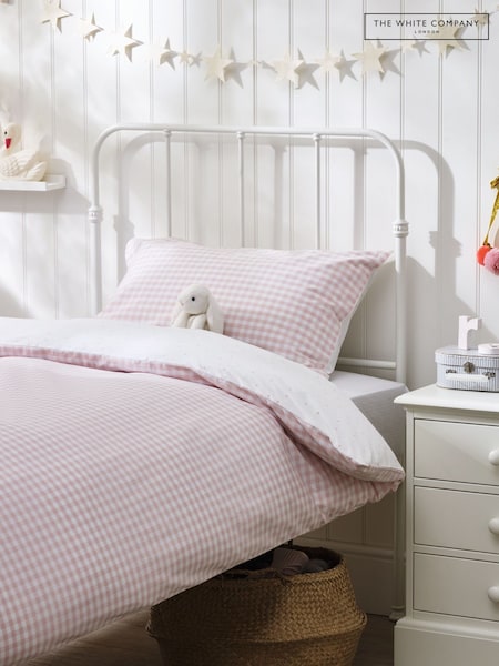 The White Company 100% Organic Cotton Reversible Gingham Double Set (F73615) | 4 446 грн