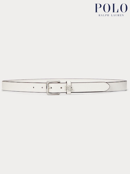 Lauren Ralph Lauren Logo-Keeper Leather Skinny Belt (F73874) | 126 €